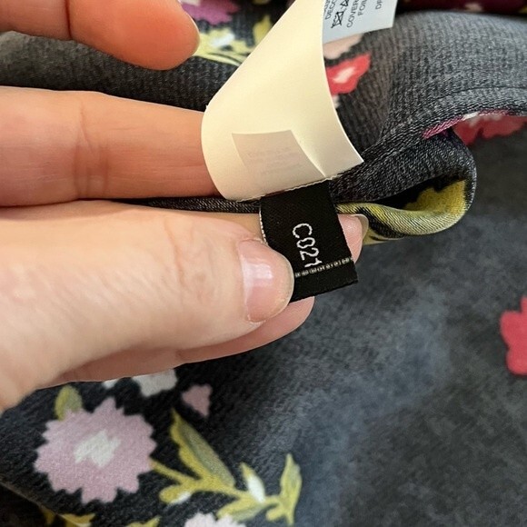 Kate Spade In Bloom Smocked Waist Dress in Ma Cherie Blackmulti XS NWOT - Picture 11 of 13